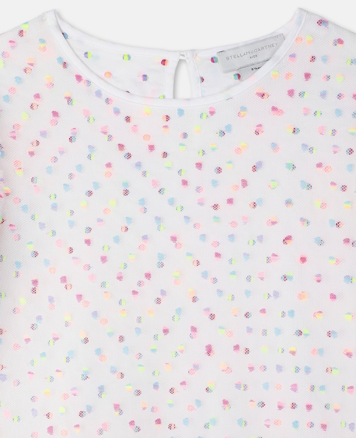 Girls Multicolor Dots Tulle Dress