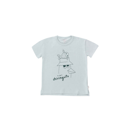 Boys & Girls Pale Grey Cotton T-Shirt