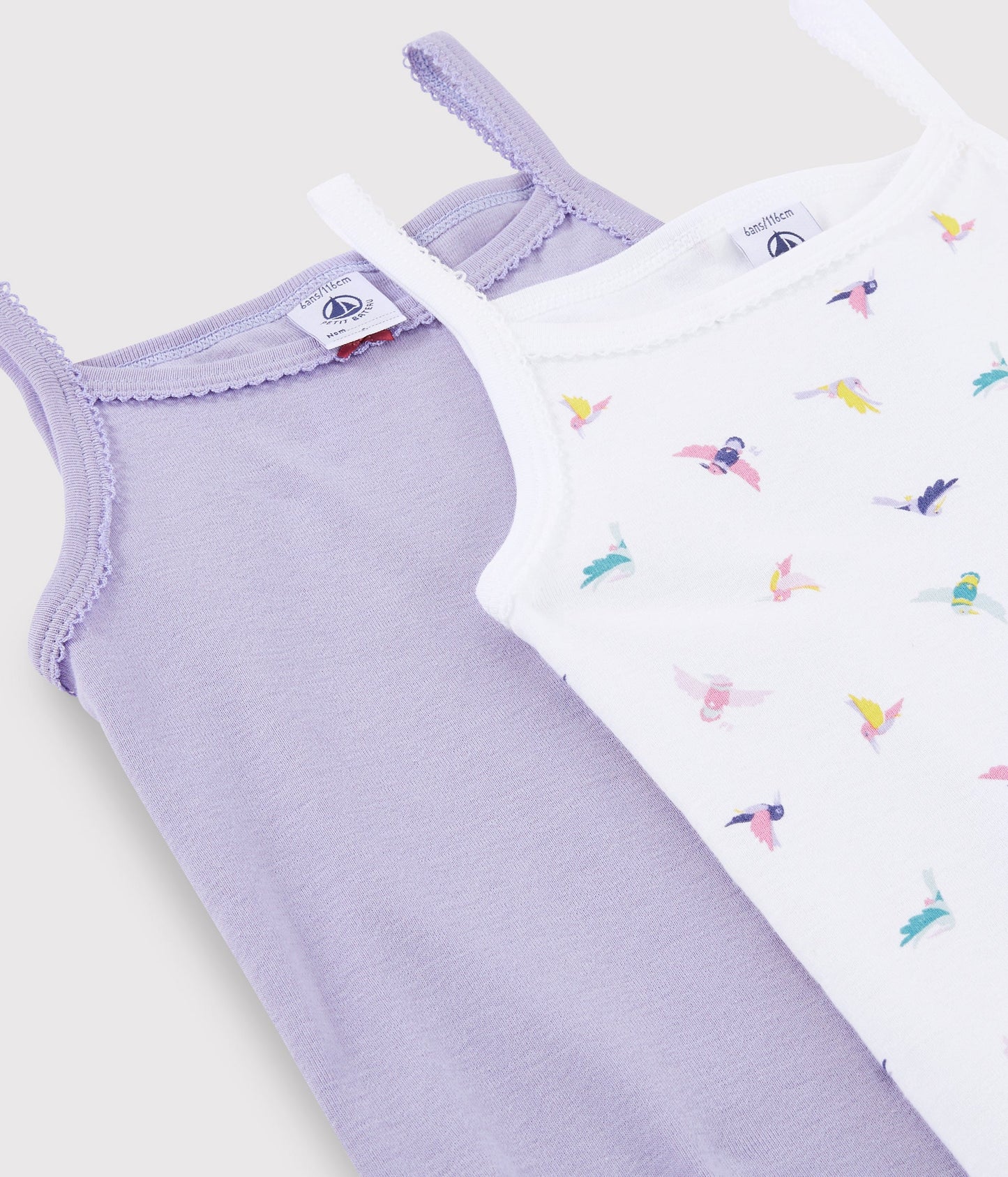 Girls Multicolor Cotton Vest Sets