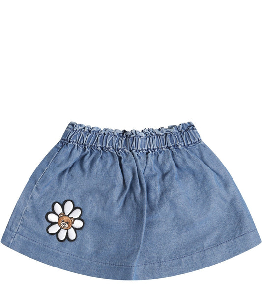 Baby Girls Blue Skirt