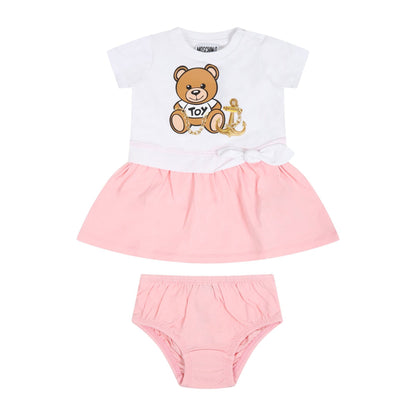 Baby Girls White Cotton Dress