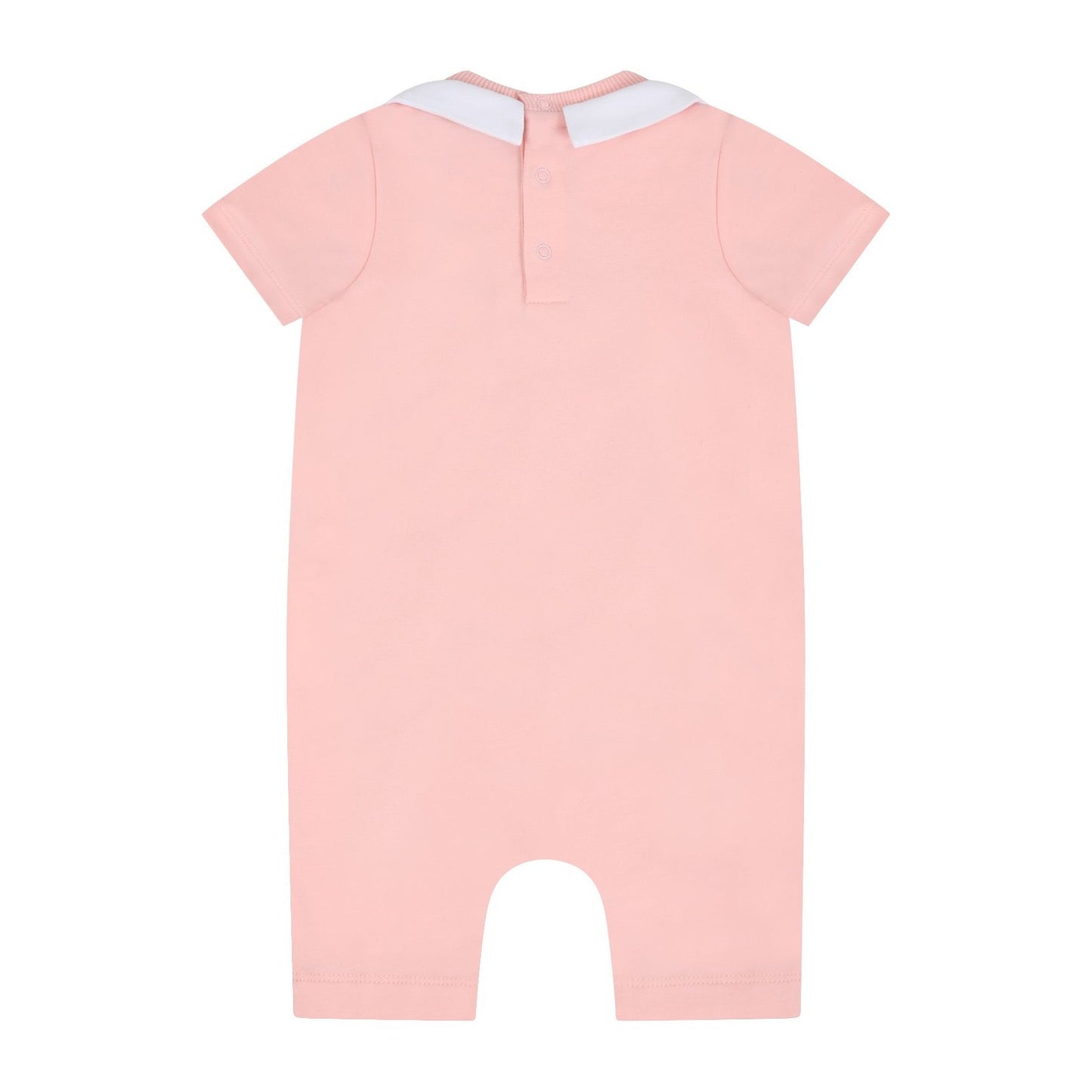 女婴粉色棉连体衣