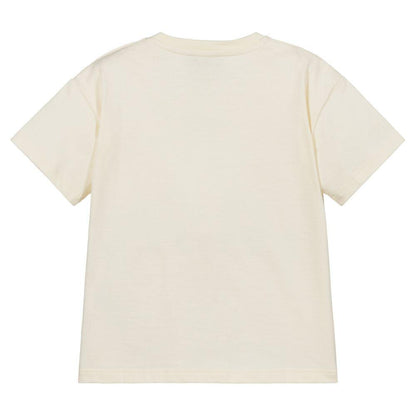 Baby Boys Ivory Logo Cotton T-Shirt