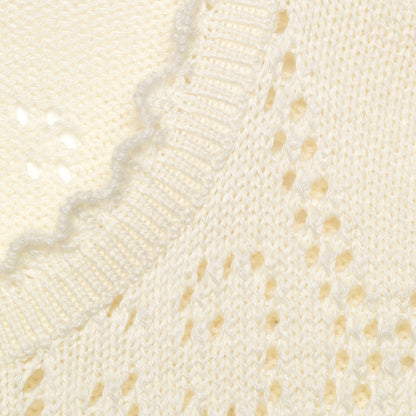 Baby Girls White GG Cardigan