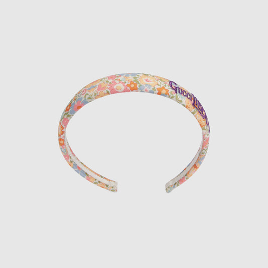 Girls Floral Logo Embroidery Head Band