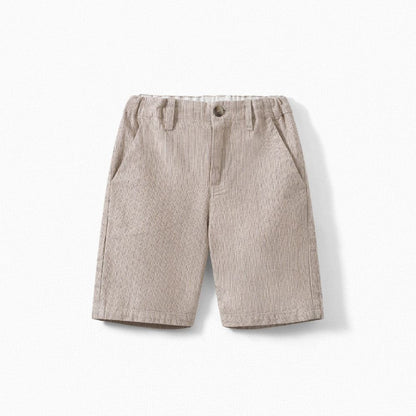 男童米色短裤