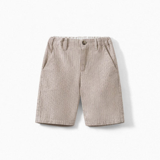 男童米色短裤