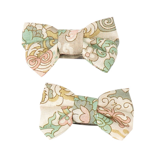 Girls Yellow Flower Hair Clips