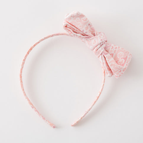 Girls Pink Logo Head Band