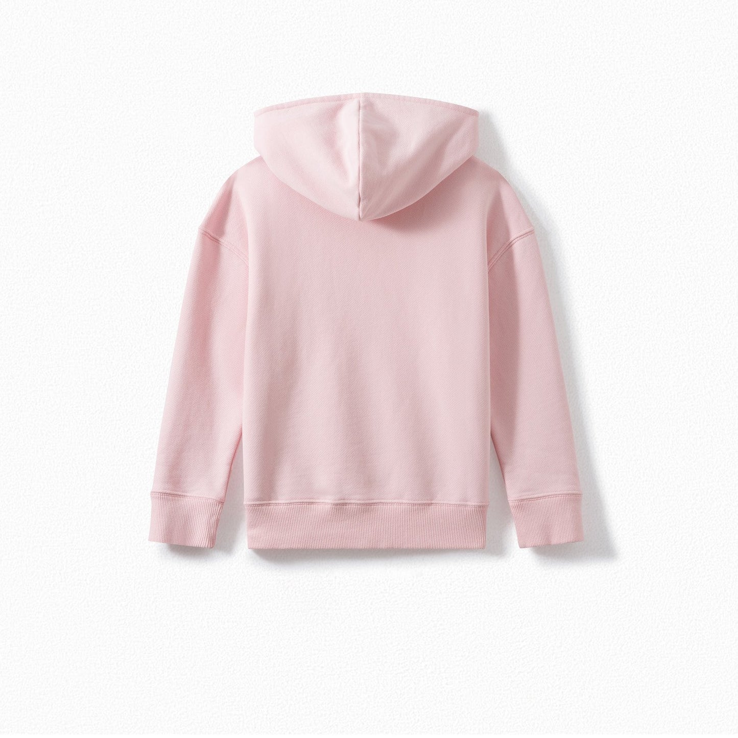 Girls Pink Hooded Cotton Sweatshirt