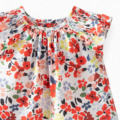 Baby Girls Multicolor Floral Blouse