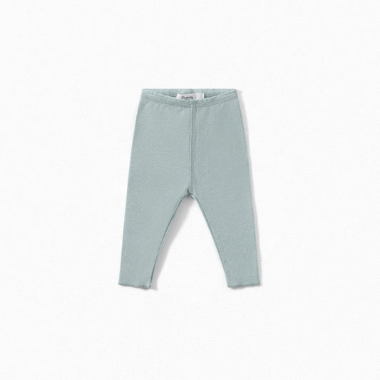 Baby Boys & Girls Faded Green Legginngs