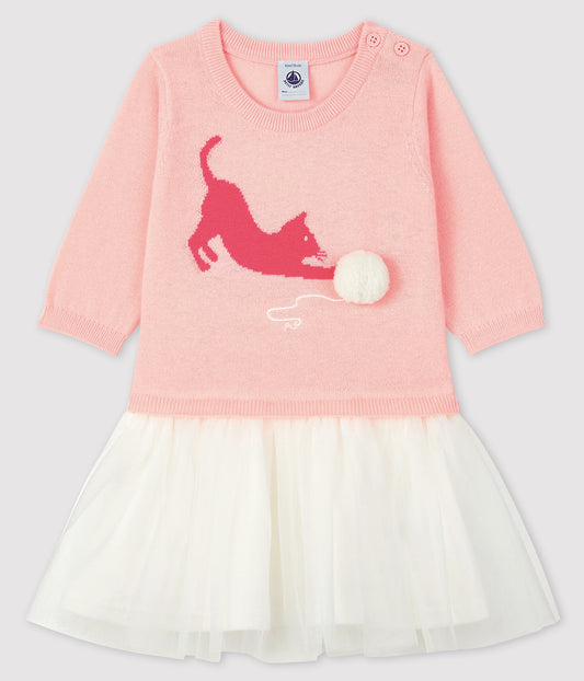 Baby Girls Pink Tulle Dress