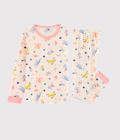 Girls Multicolor Cotton Nightwear Sets