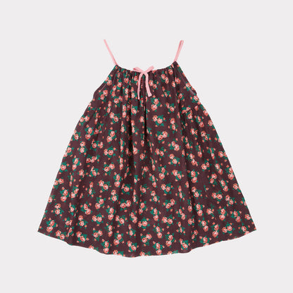 Girls Bright Floral Cotton Dress