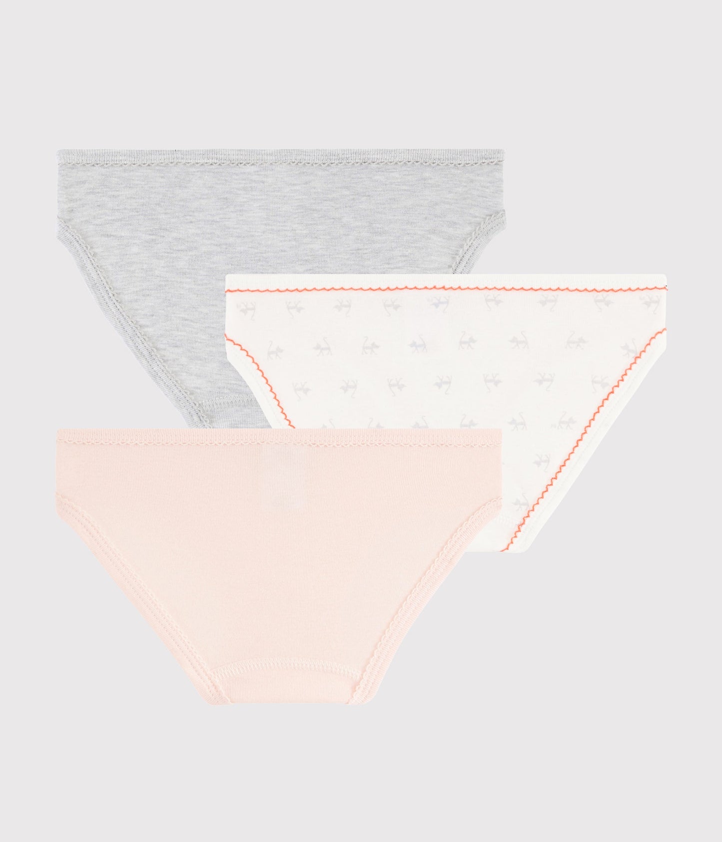 Girls Multicolor Cotton  Underwear Sets (3 Pieces)
