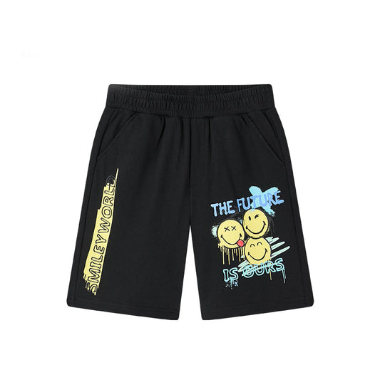 儿童黑色短裤