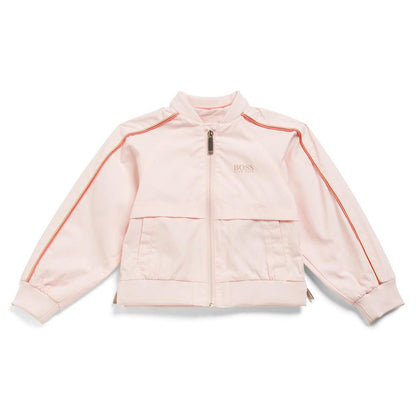 女童粉色夹克