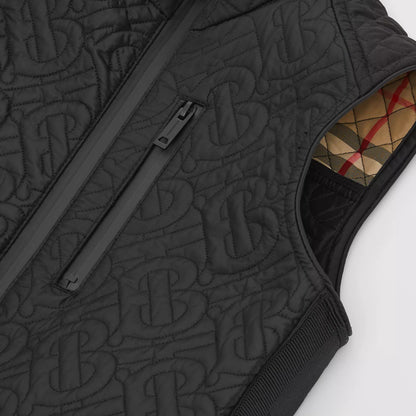 儿童黑色Logo马甲