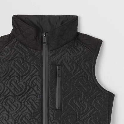 儿童黑色Logo马甲