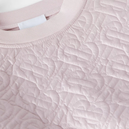 女童粉色Logo棉卫衣