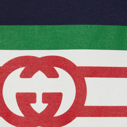 男童深藏青色Logo棉T恤