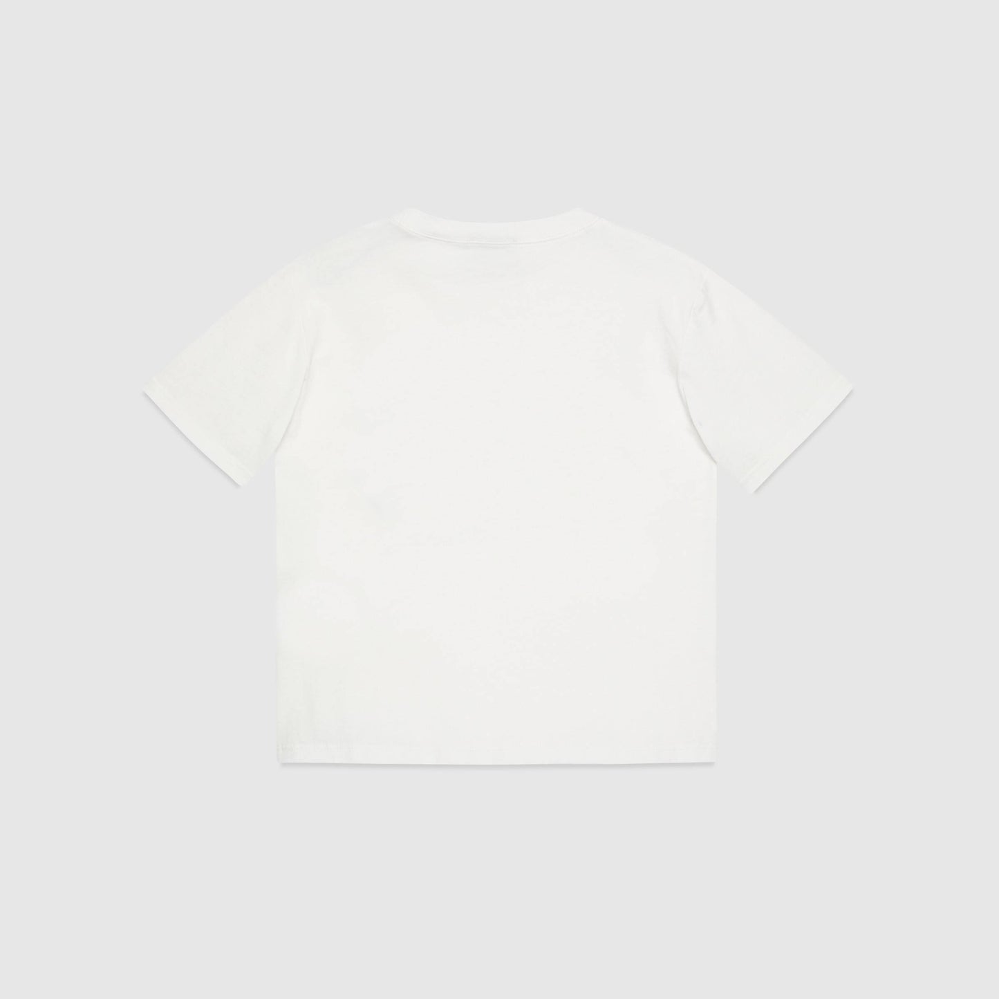 女童白色Logo棉T恤