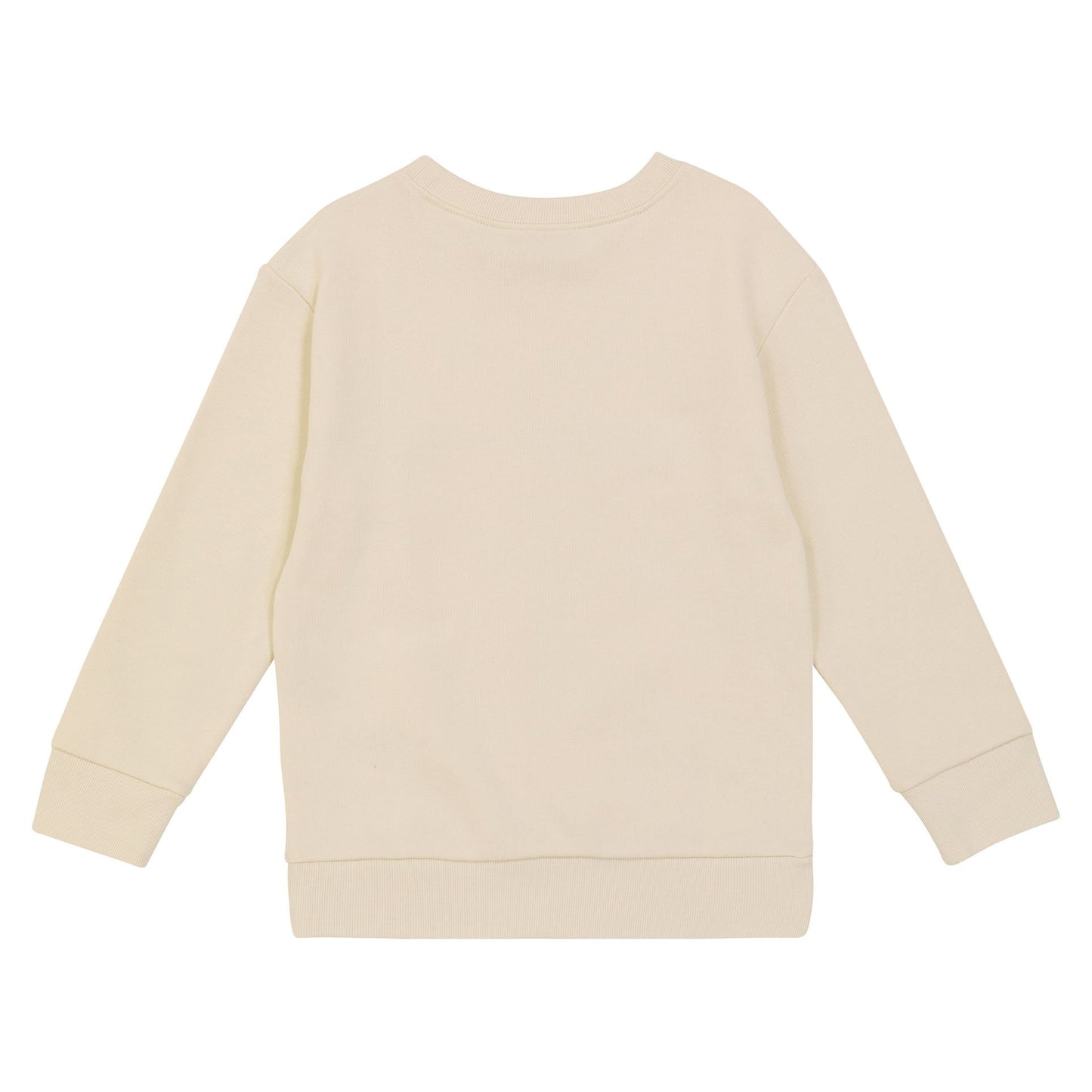 男童白色Logo棉卫衣