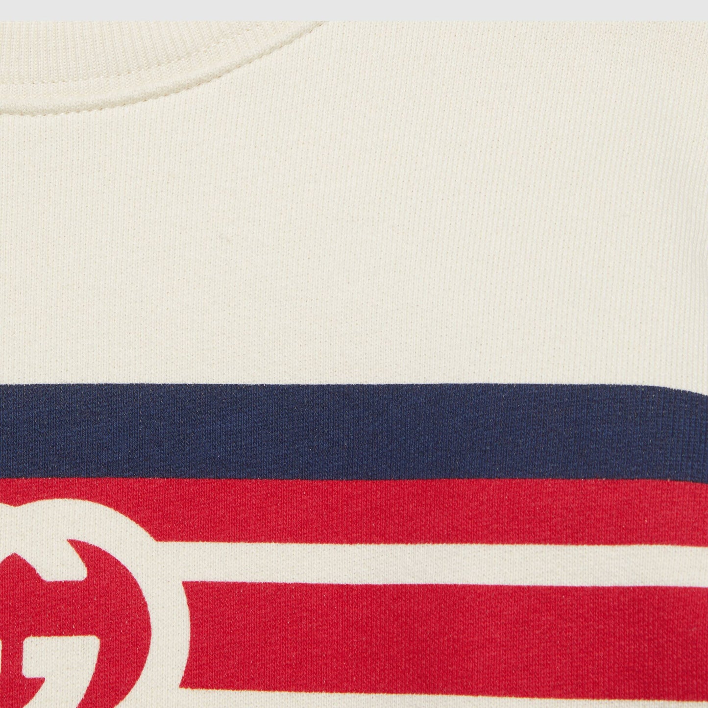 男童白色Logo棉卫衣