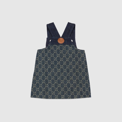 Baby Girls Blue GG Logo Dress