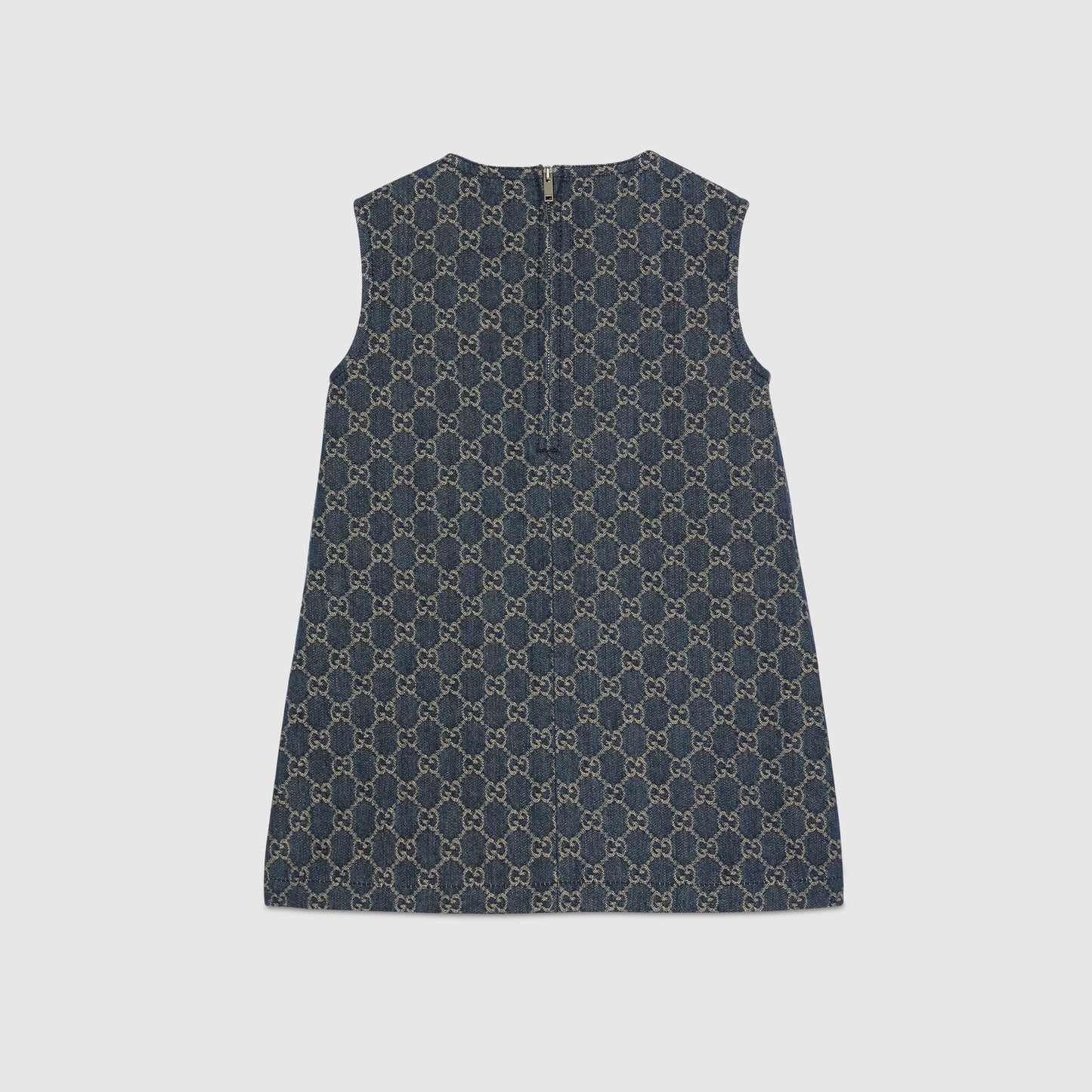 女童蓝色GG Logo牛仔连衣裙