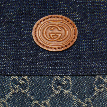 女童蓝色GG Logo牛仔连衣裙