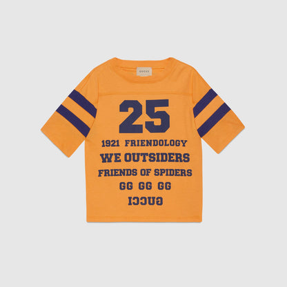 儿童黄色Logo棉T恤