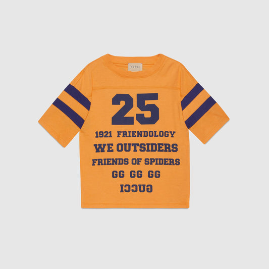 儿童黄色Logo棉T恤