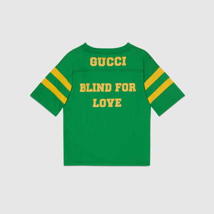 男童绿色Logo棉T恤