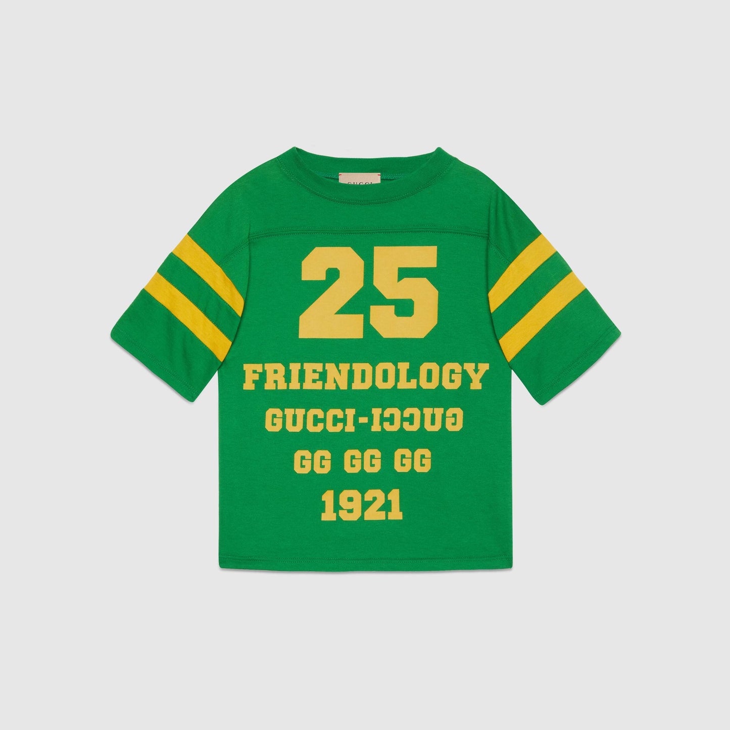 男童绿色Logo棉T恤