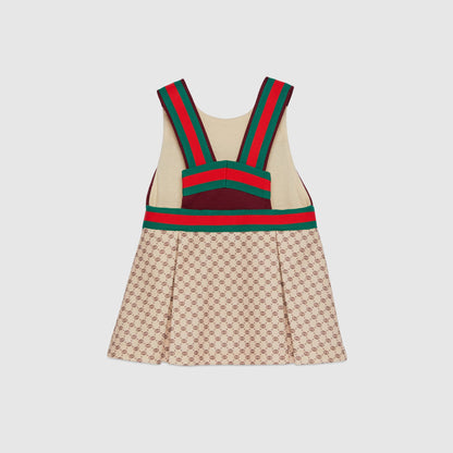 女婴米色GG Logo连衣裙