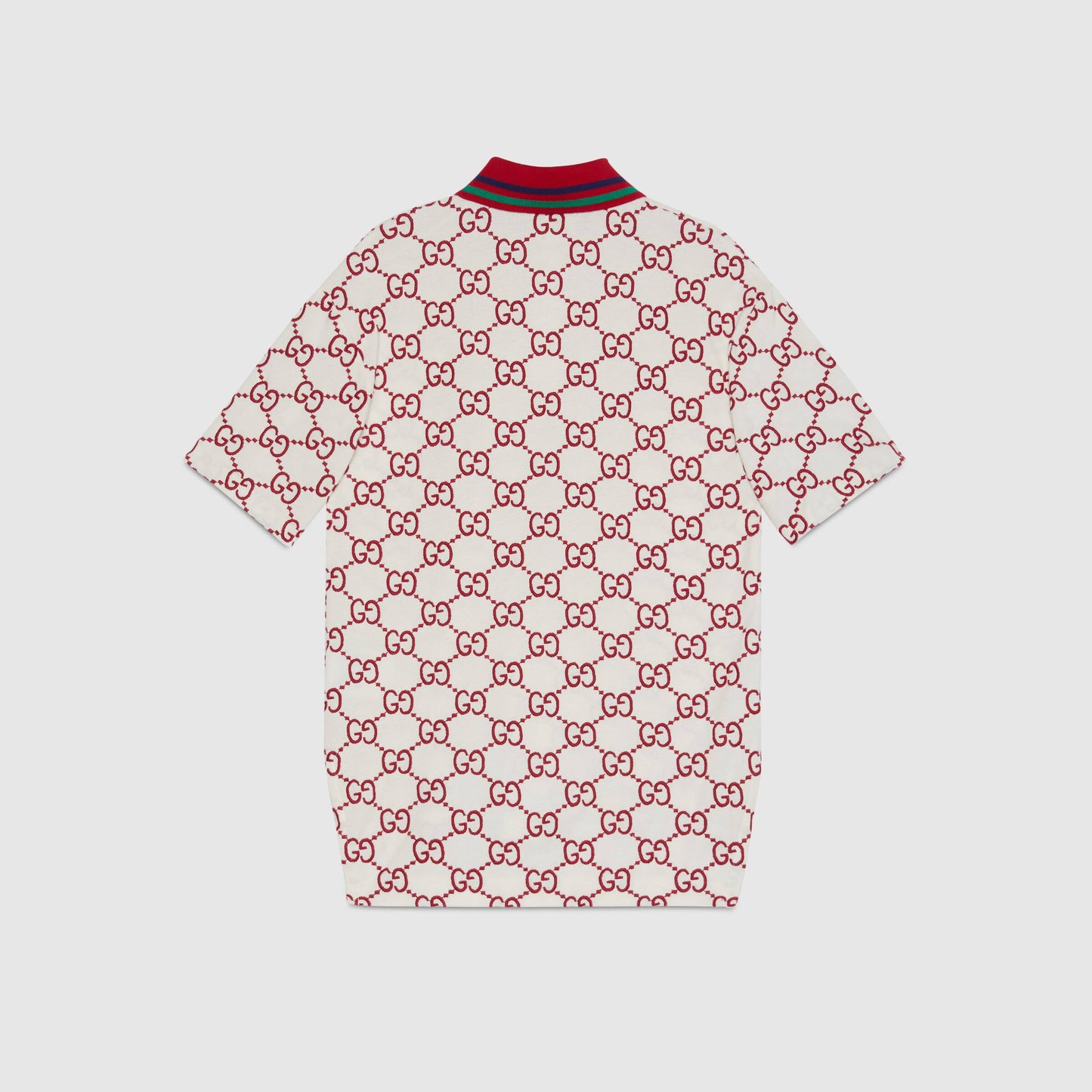 女童象牙白GG Logo棉连衣裙