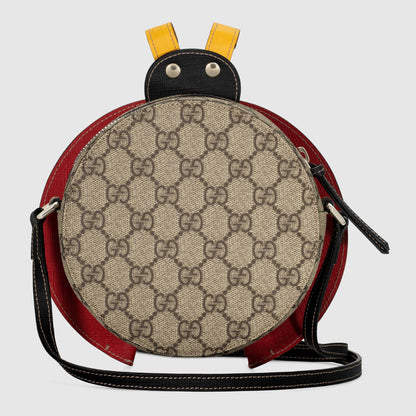 女童米色瓢虫单肩包