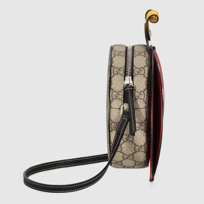 女童米色瓢虫单肩包