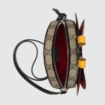 女童米色瓢虫单肩包