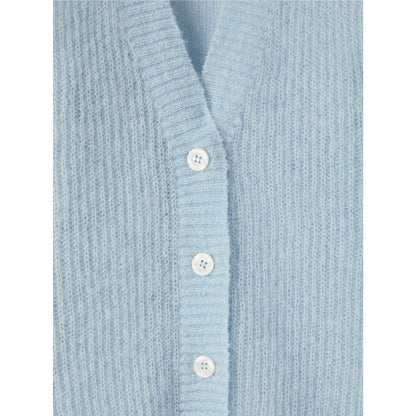 女童浅蓝色马海毛开衫