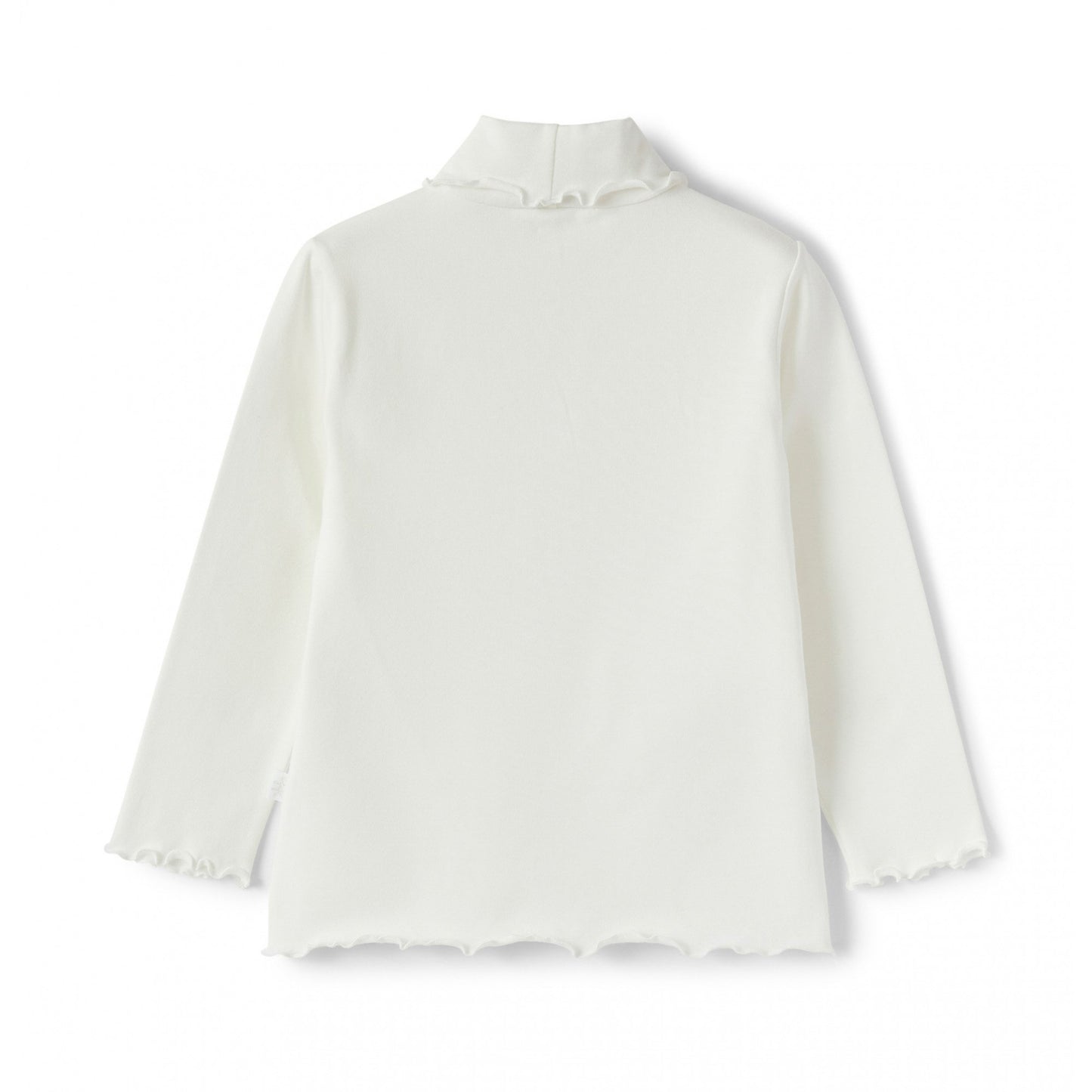 女童牛奶白棉T恤