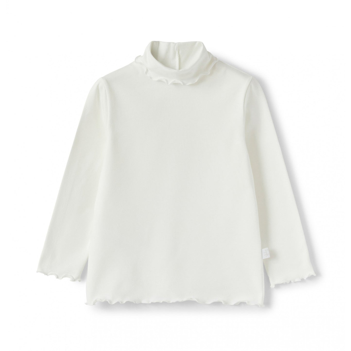 女童牛奶白棉T恤