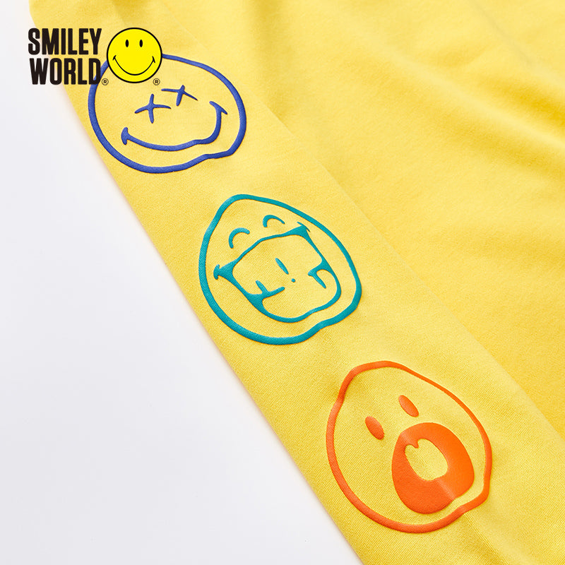 男童黄色长袖T恤