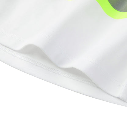 男婴白色Logo棉上衣