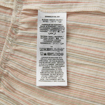 女童珊瑚色条纹上衣