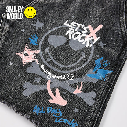 女童黑色背带裙