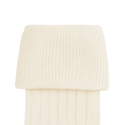 女童白色Logo棉袜