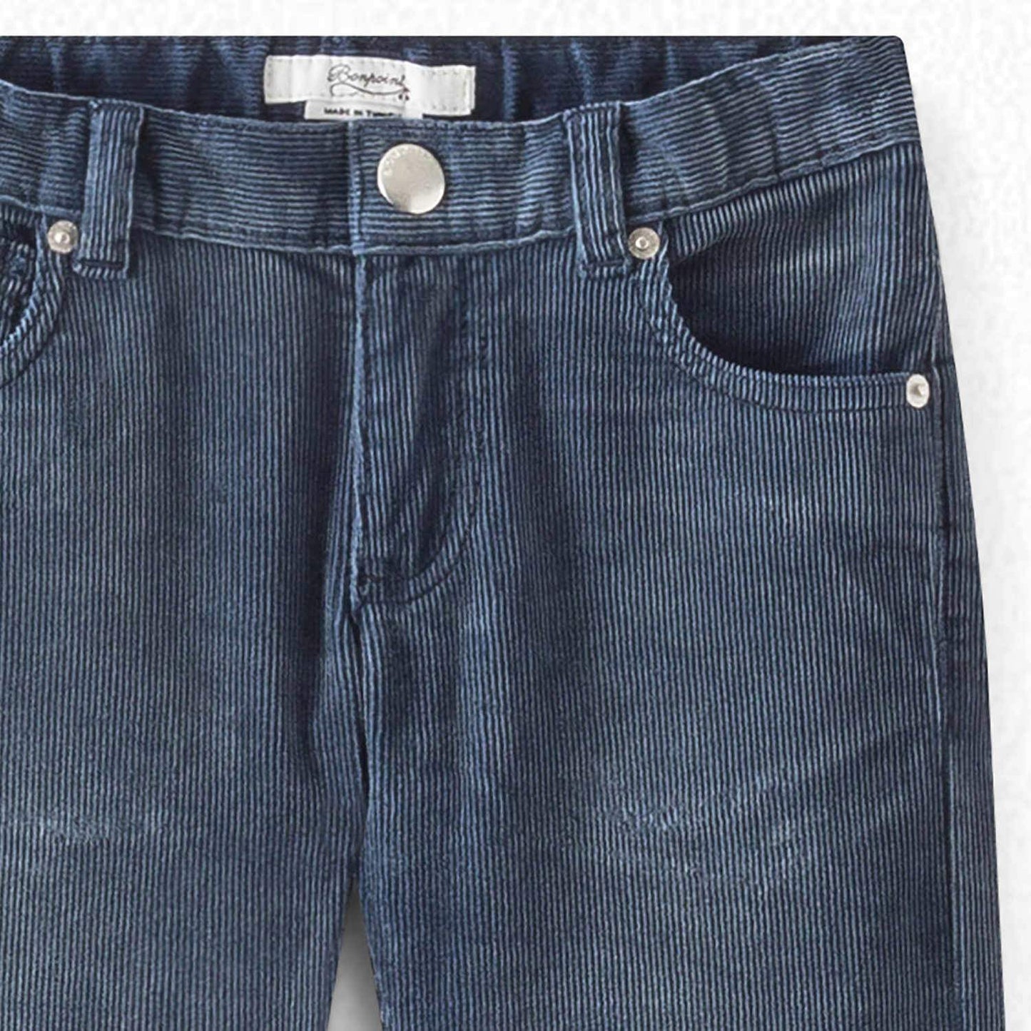 男童深蓝色牛仔长裤